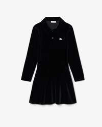 Vestido polo de pana elástica brillante