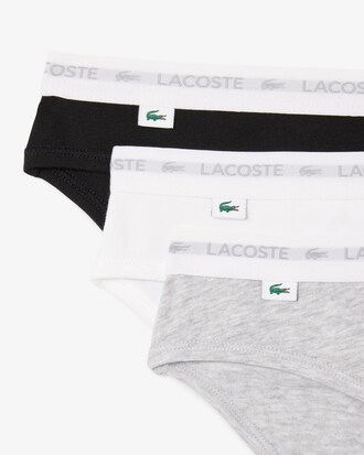 Pack de 3 slips de algod&oacute;n el&aacute;stico