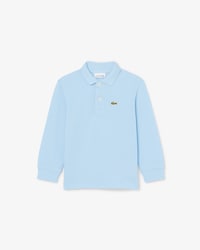 Camisa polo de manga larga de petit piqu&eacute;
