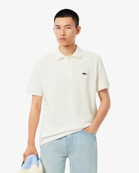 Polo de piqu&eacute; classic fit con cocodrilo con paisaje