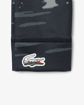 Guantes forrados de felpa con estampado de paisaje