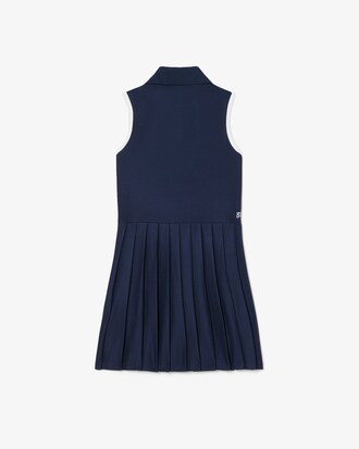 Vestido sin mangas de petit piqu&eacute;