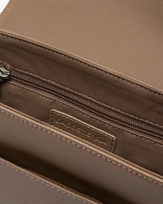Bolso clásico para llevar al hombro con cierre de solapa para hombre