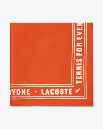 Pa&ntilde;uelo de seda estampada Runway