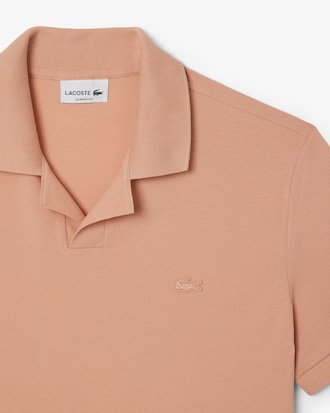 Polo de corte clásico Paris con cuello abierto