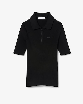 Polo de punto de canalé 3D