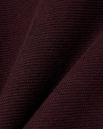 Chaqueta de punto musgo de mezcla de lana y algod&oacute;n