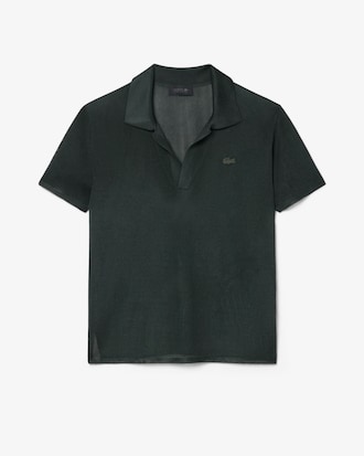 Polo de piqu&eacute; satinado de corte ajustado Runway