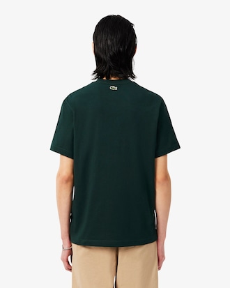 Camiseta de punto jersey con insignia de tenis
