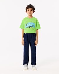 Pantalón cargo de tela de gabardina de algodón ligero