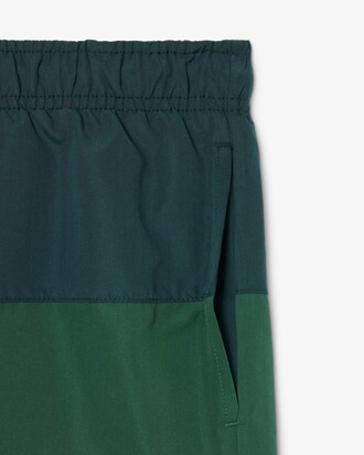 Short de ba&ntilde;o de tafet&aacute;n de rayas