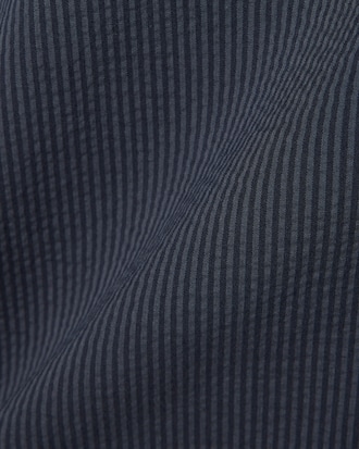 Camisa de corte holgado de seersucker