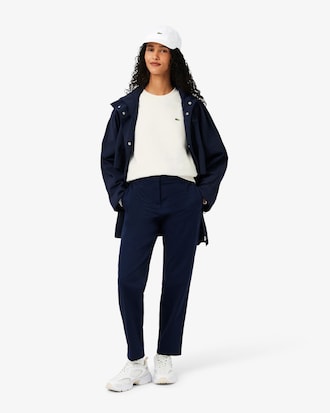 Pantal&oacute;n chino de corte recto de tela gabardina de algod&oacute;n