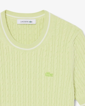 Jersey de manga corta de punto con ochos