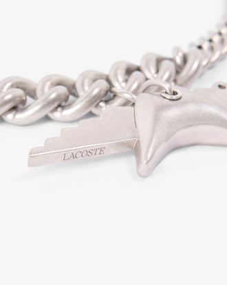 Collar de cadena con colgante de cocodrilo Runway