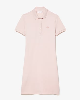 Vestido polo de corte ajustado de minipiqué elástico