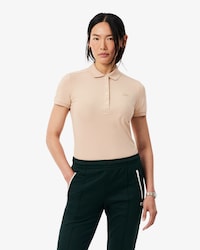 Polo de mujer Lacoste en piqu&eacute; de algod&oacute;n stretch