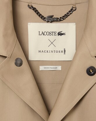 Abrigo corto impermeable Lacoste x Mackintosh
