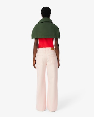 Denim de corte ancho