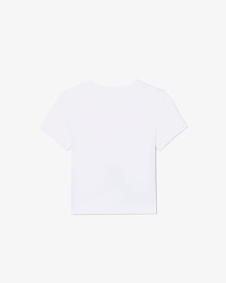 Camiseta de algod&oacute;n con estampado de cocodrilo