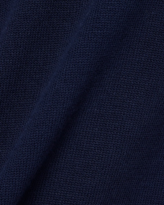 Jersey de cuello alto de algod&oacute;n con cremallera