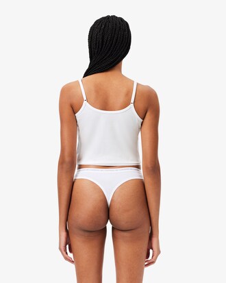 Pack de 3 tangas de algod&oacute;n el&aacute;stico