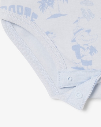 Conjunto para reci&eacute;n nacido de algod&oacute;n estampado