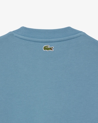 Sudadera de algodón con logotipo en relieve