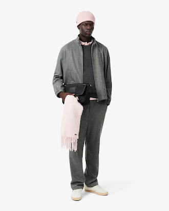 Gorro de canal&eacute; de lana cepillada