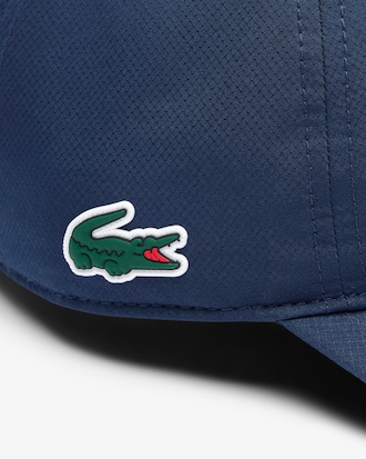 Gorra deportiva de tafet&aacute;n de rombos ligero