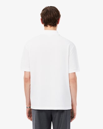 Polo de piqu&eacute; grueso de corte amplio