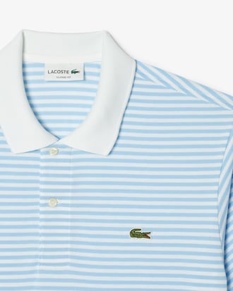 Polo de corte cl&aacute;sico de petit piqu&eacute; de rayas L.12.12
