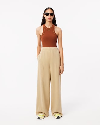 Pantalón de chándal de pierna ancha con insignia