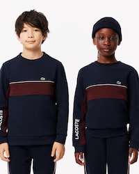 Sudadera de felpa con bloques de color
