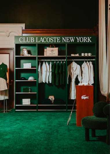 Bienvenue au Club Lacoste New York
