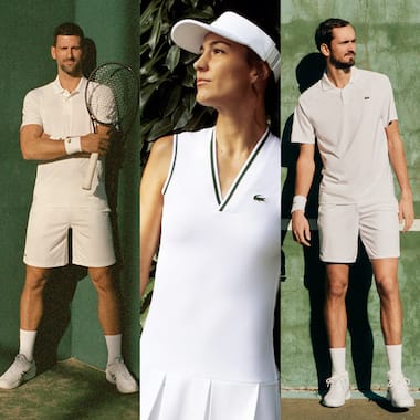 Les joueurs Lacoste au tournoi de tennis de Londres