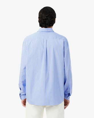 Chemise pinpoint ray&eacute;e regular fit
