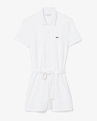 Combishort col polo en Piqu&eacute; stretch