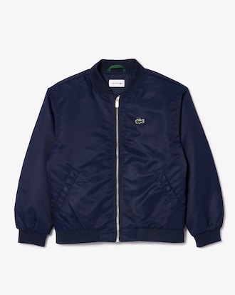 Blouson teddy nylon color-block