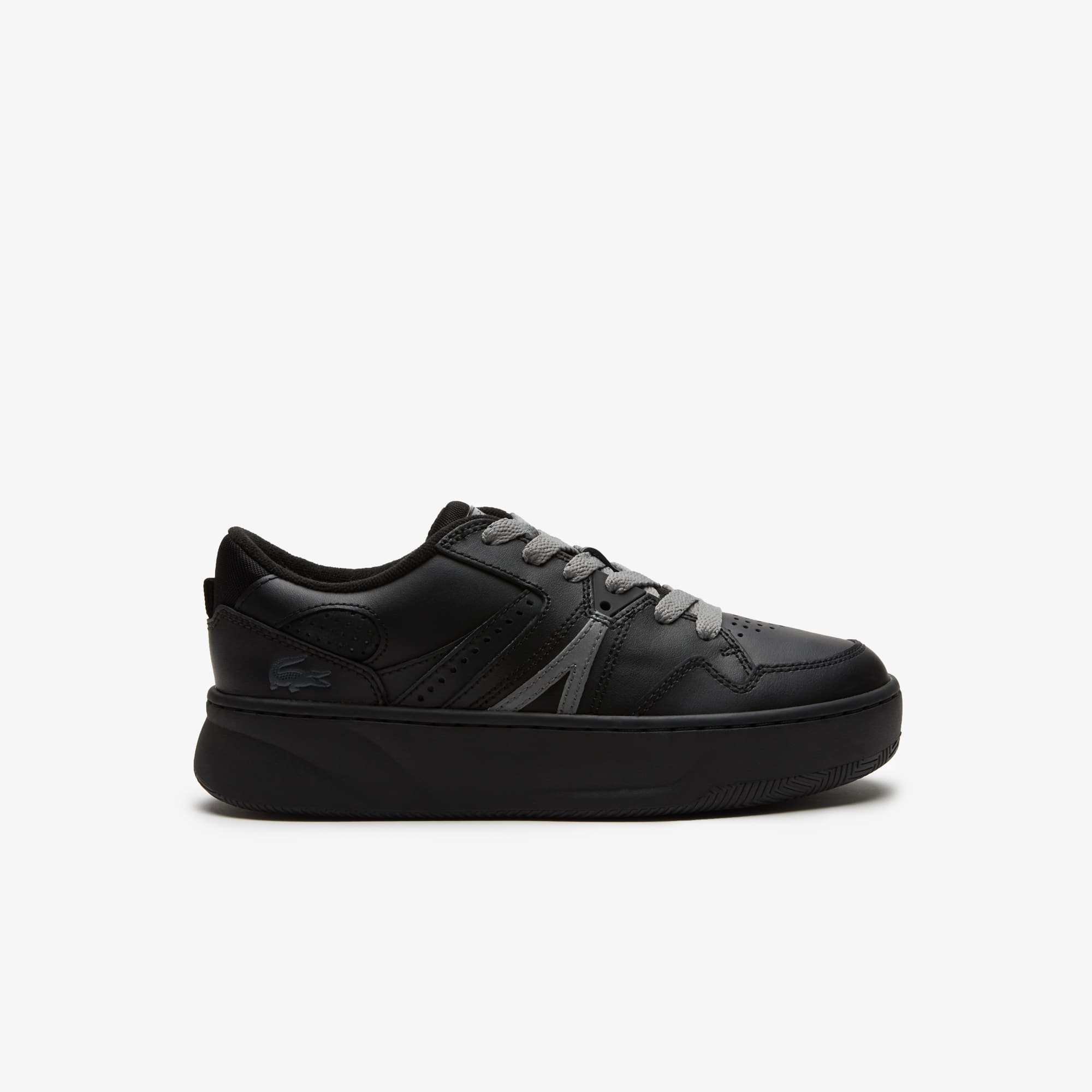 Sneakers L005 femme Lacoste en cuir Taille Noir