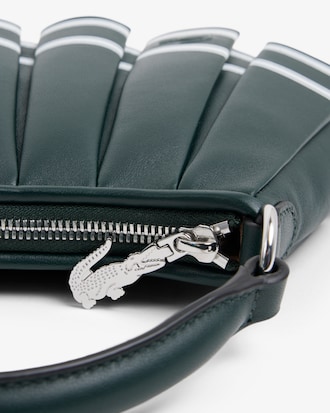 Mini sac Lenglen D&eacute;fil&eacute; en cuir rayures