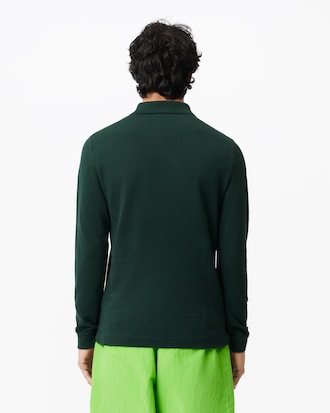 Polo L.12.12 slim fit manches longues