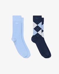 Lot de 2 paires de chaussettes jacquard