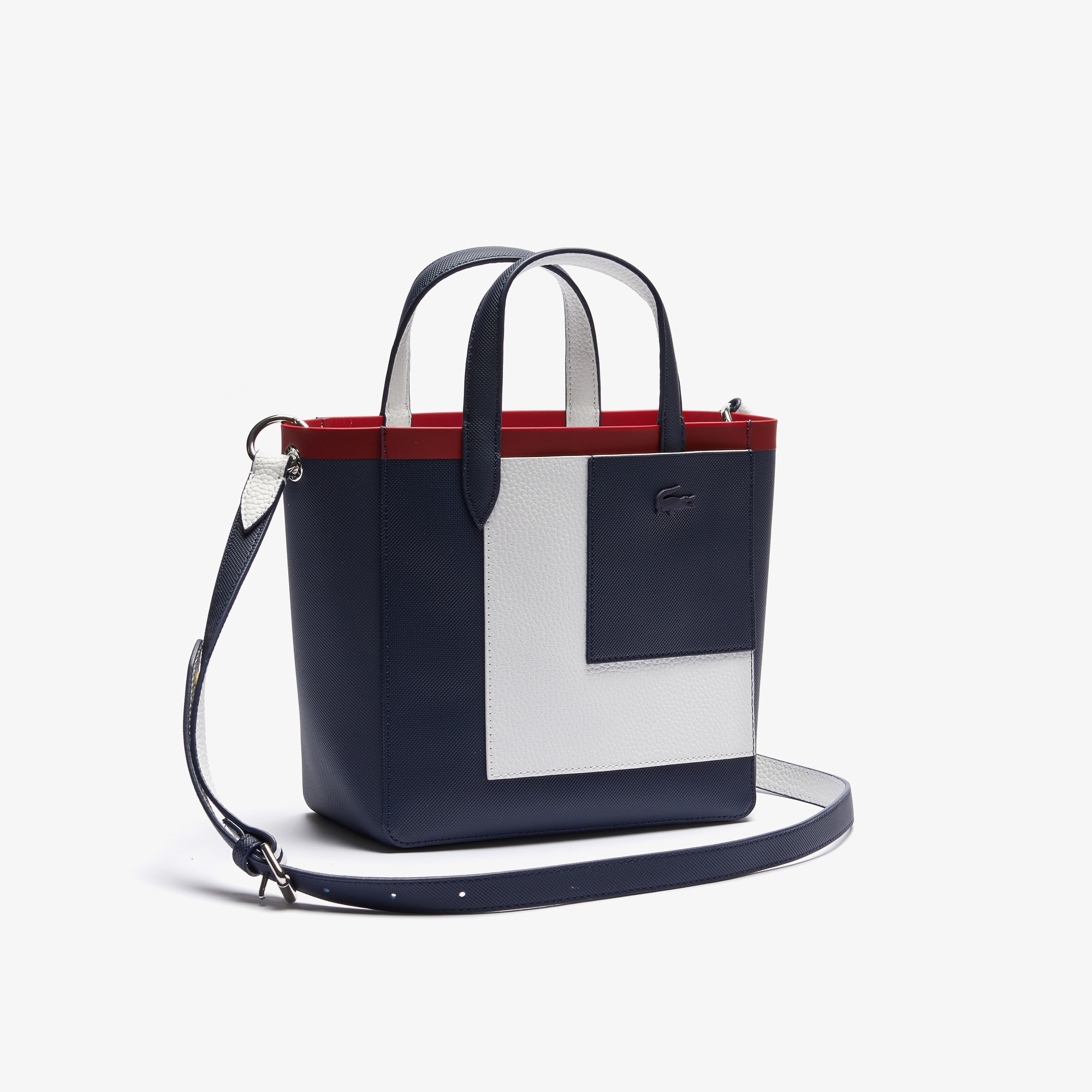 Sac cabas Anna r?�versible en toile enduite avec L contrast?� | LACOSTE
