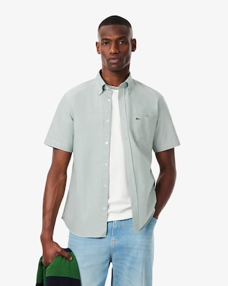 Chemise manches courtes regular fit Oxford
