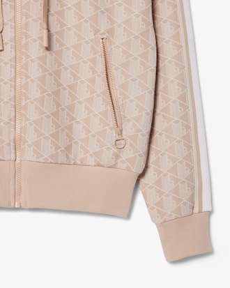 Sweatshirt &agrave; capuche jacquard monogramme