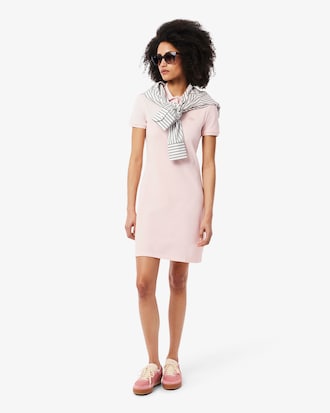 Robe polo slim fit en mini Piqué stretch