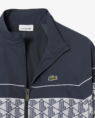 Ensemble surv&ecirc;tement mixte imprim&eacute; monogramme