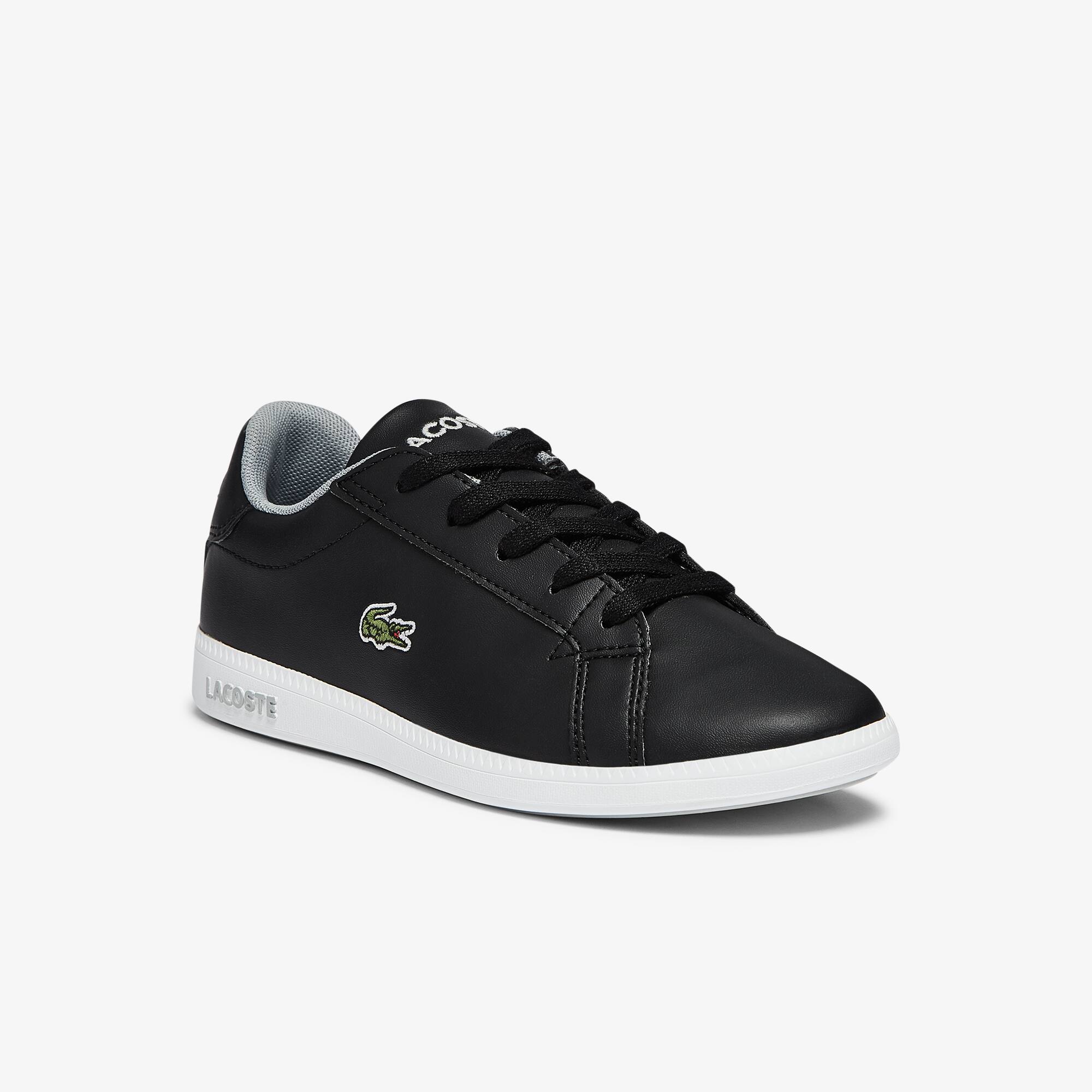 Lacoste Sneakers Graduate enfant en synthétique Taille 28 Noir/gris