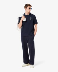 Polo Piqu&eacute; badge brod&eacute; loose fit